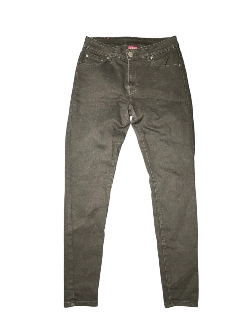 T&Y Fashion 9/10 Black High-Rise Skinny Jeans pants